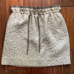 Size 2 J Crew Gold Shiny Skirt